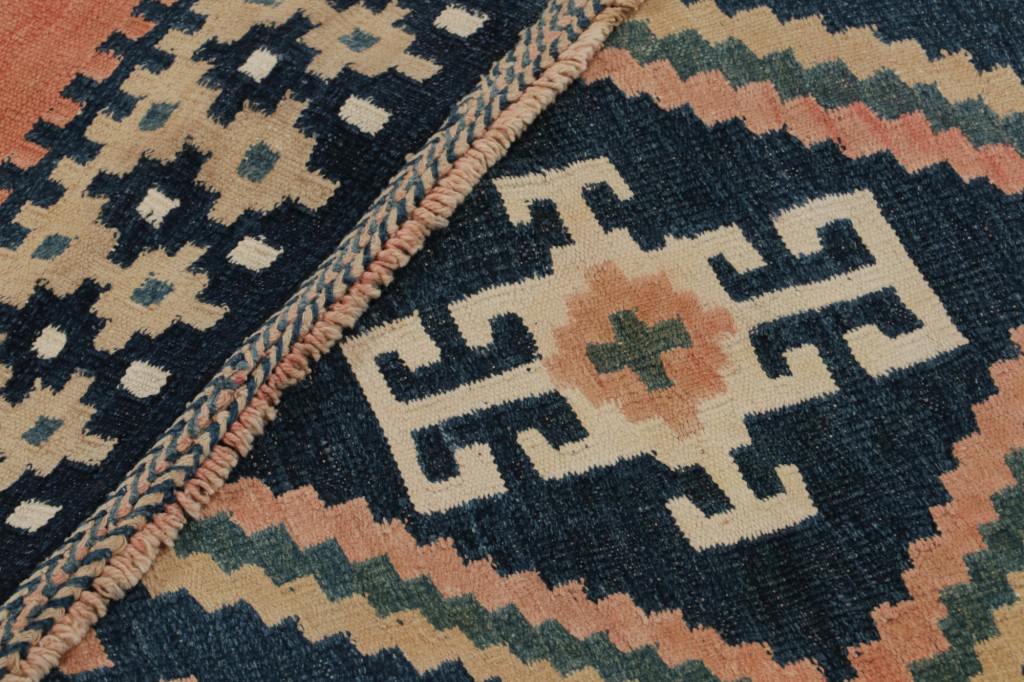 Vintage Persian Sofreh Kilim and Square Rug