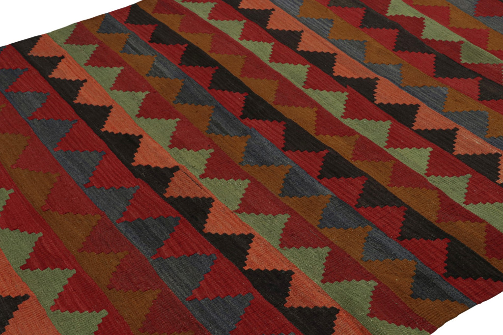 Vintage Afghani Tribal Kilim with Geometric Patterns