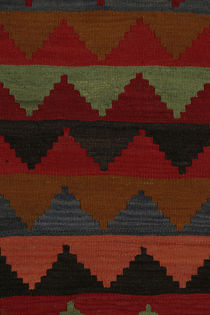 Vintage Afghani Tribal Kilim with Geometric Patterns