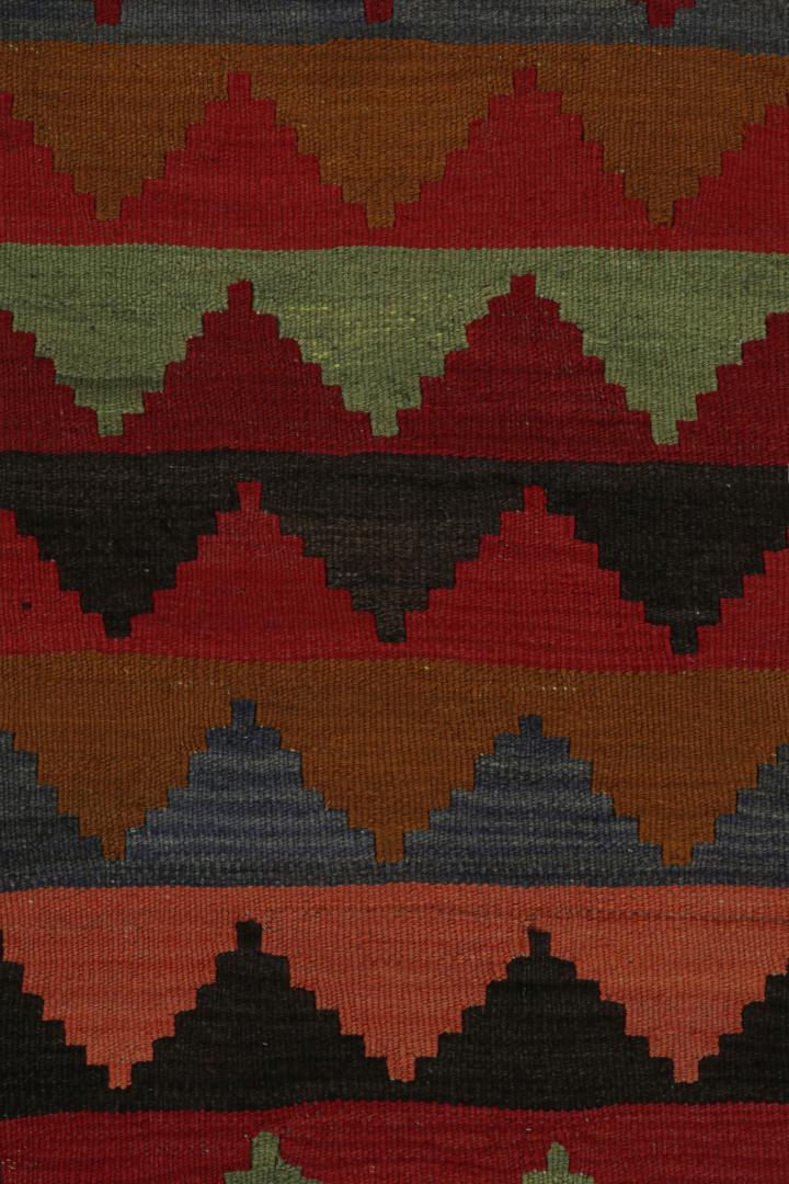 Vintage Afghani Tribal Kilim with Geometric Patterns