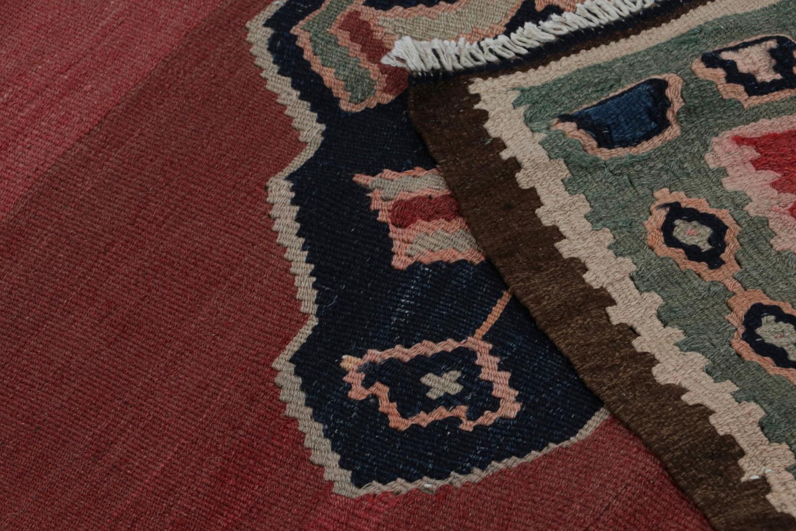 Vintage Afghani tribal Kilim rug