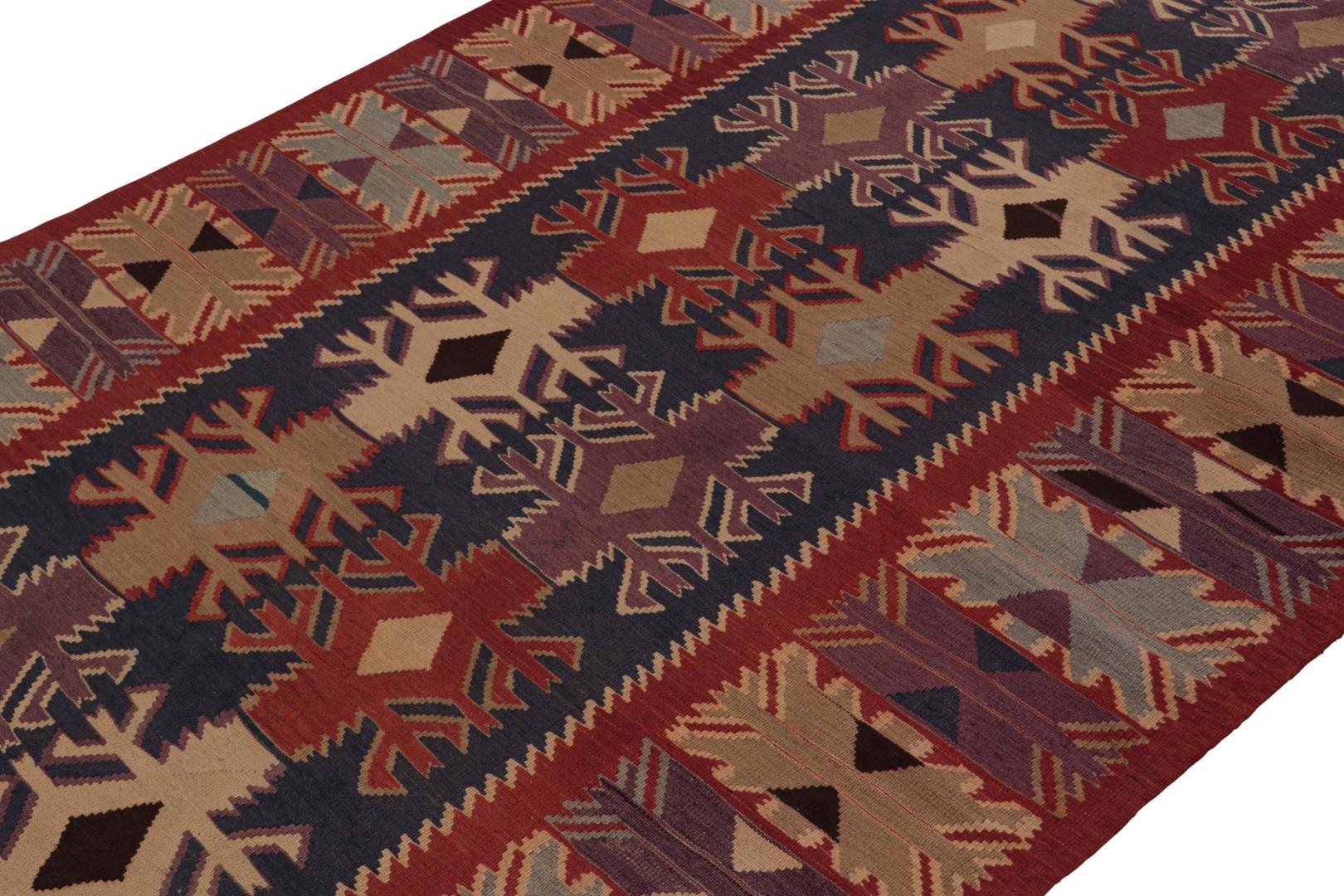 Vintage Afghan tribal Kilim and gallery runner rug