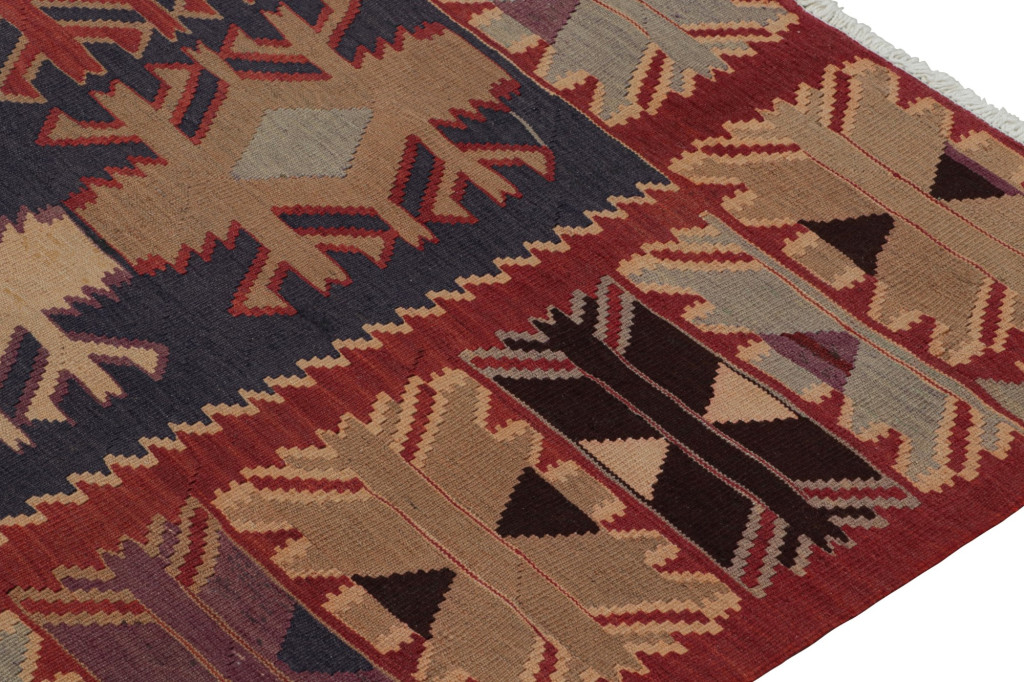 Vintage Afghan tribal Kilim and gallery runner rug
