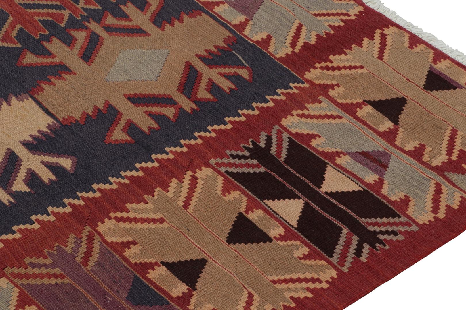 Vintage Afghan tribal Kilim and gallery runner rug
