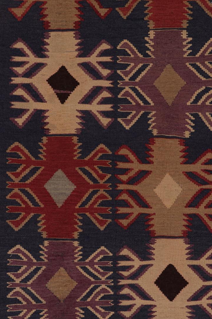 Vintage Afghan tribal Kilim and gallery runner rug
