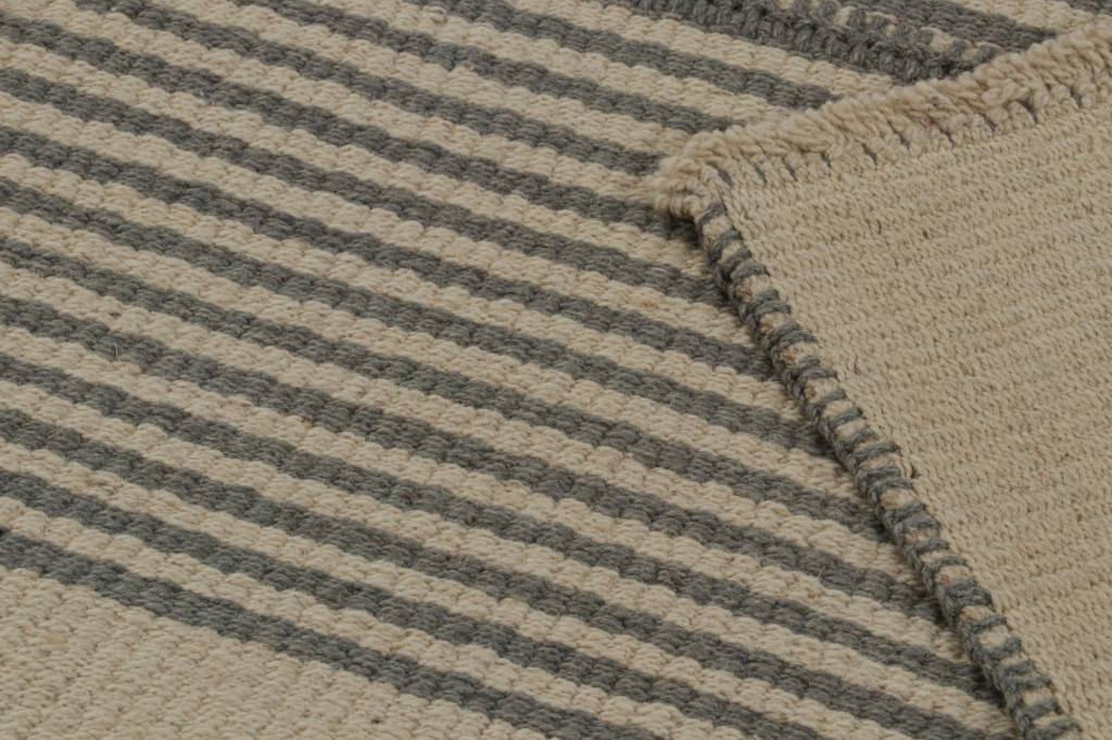 Rug & Kilim’s Contemporary Kilim in Beige and Brown