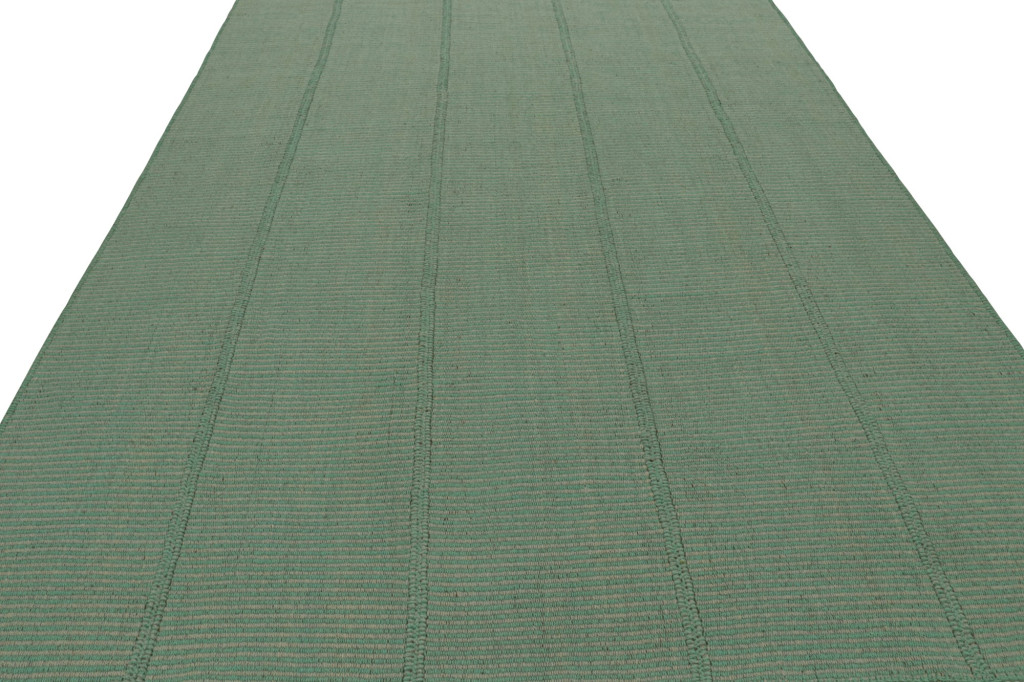 Rug & Kilim’s Contemporary Kilim in Teal