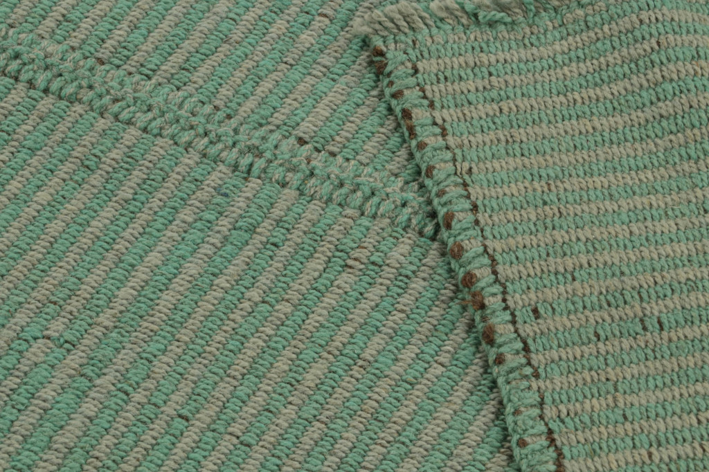 Rug & Kilim’s Contemporary Kilim in Teal