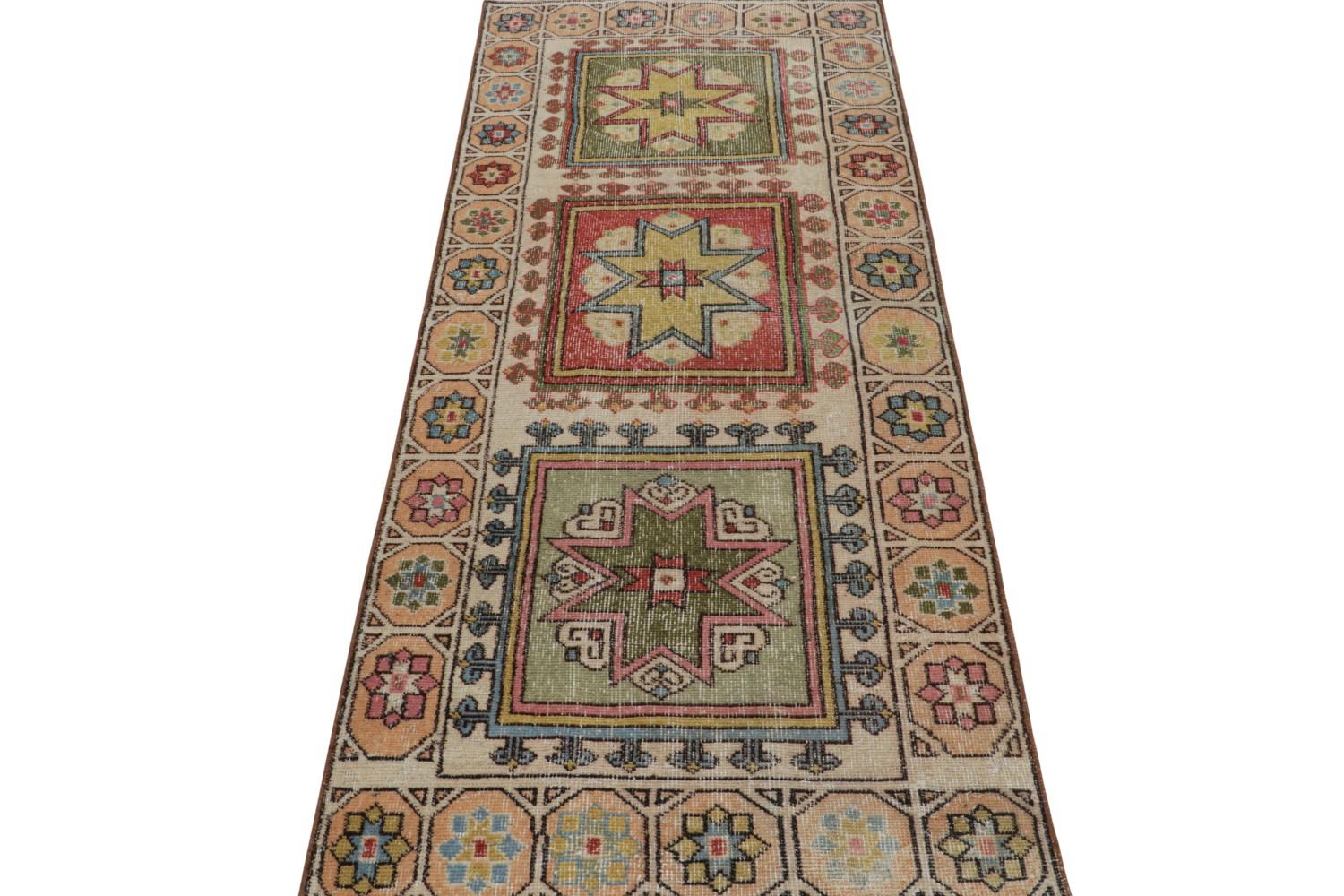 Vintage Distressed Isparta Runner Rug