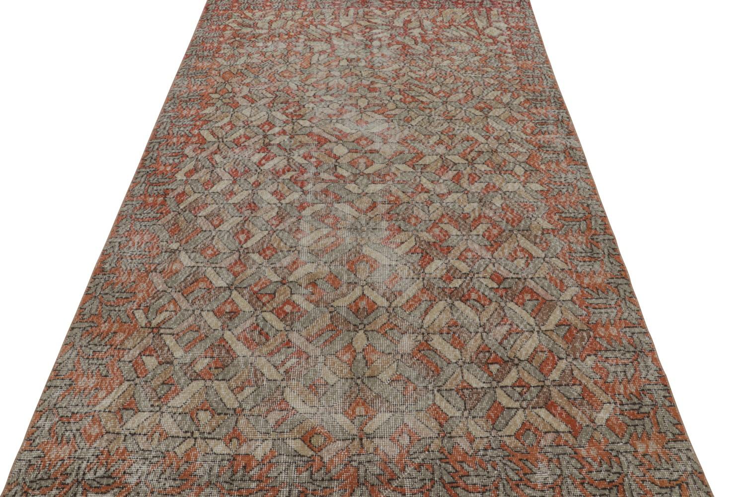 Vintage Zeki Müren Art Deco rug
