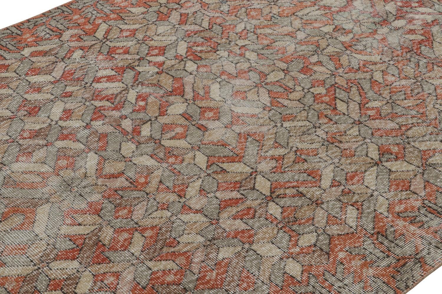 Vintage Zeki Müren Art Deco rug