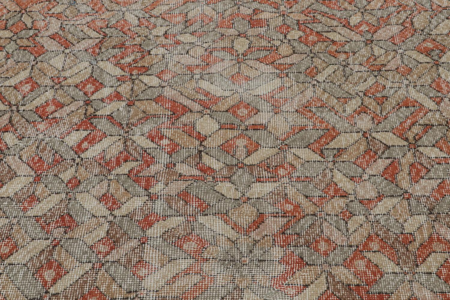 Vintage Zeki Müren Art Deco rug