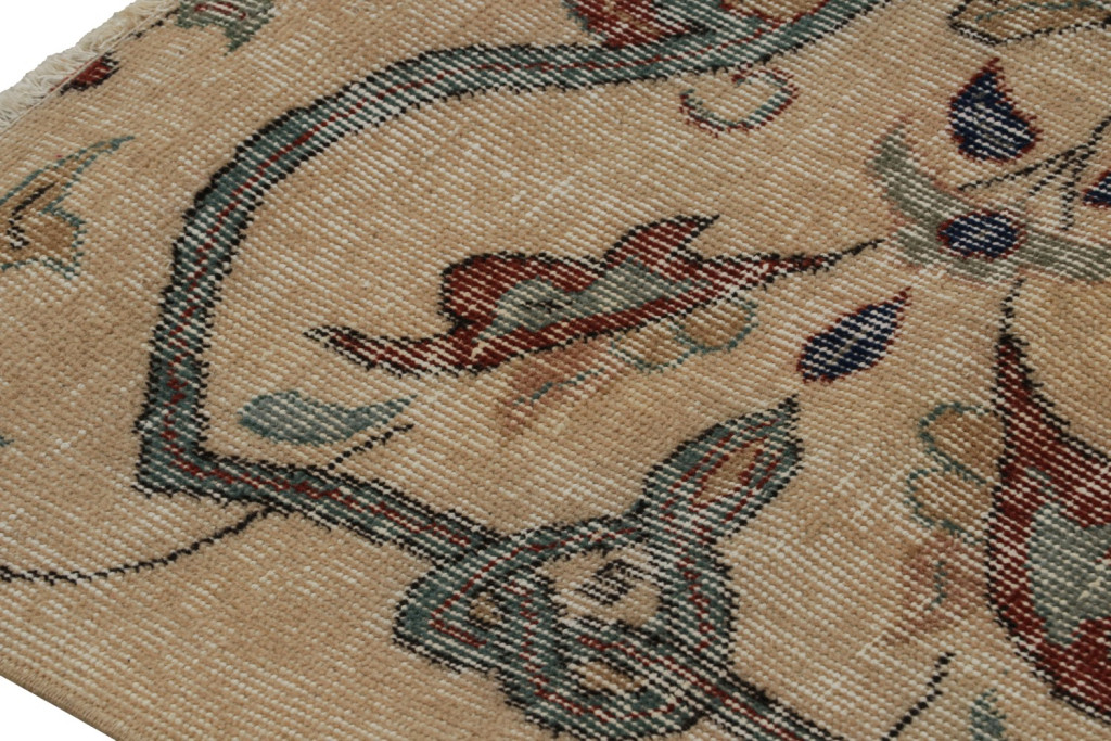 Vintage Turkish Burdur runner rug