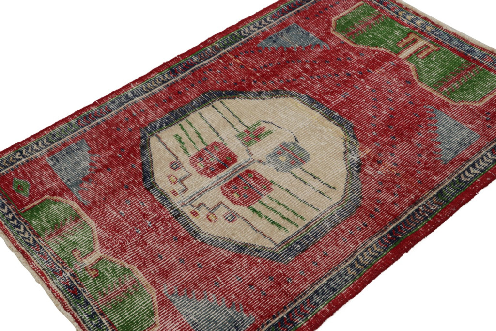Vintage Oushak Tribal rug