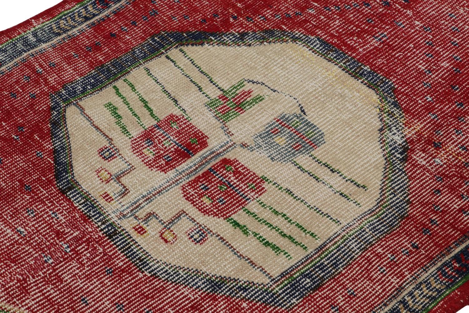 Vintage Oushak Tribal rug
