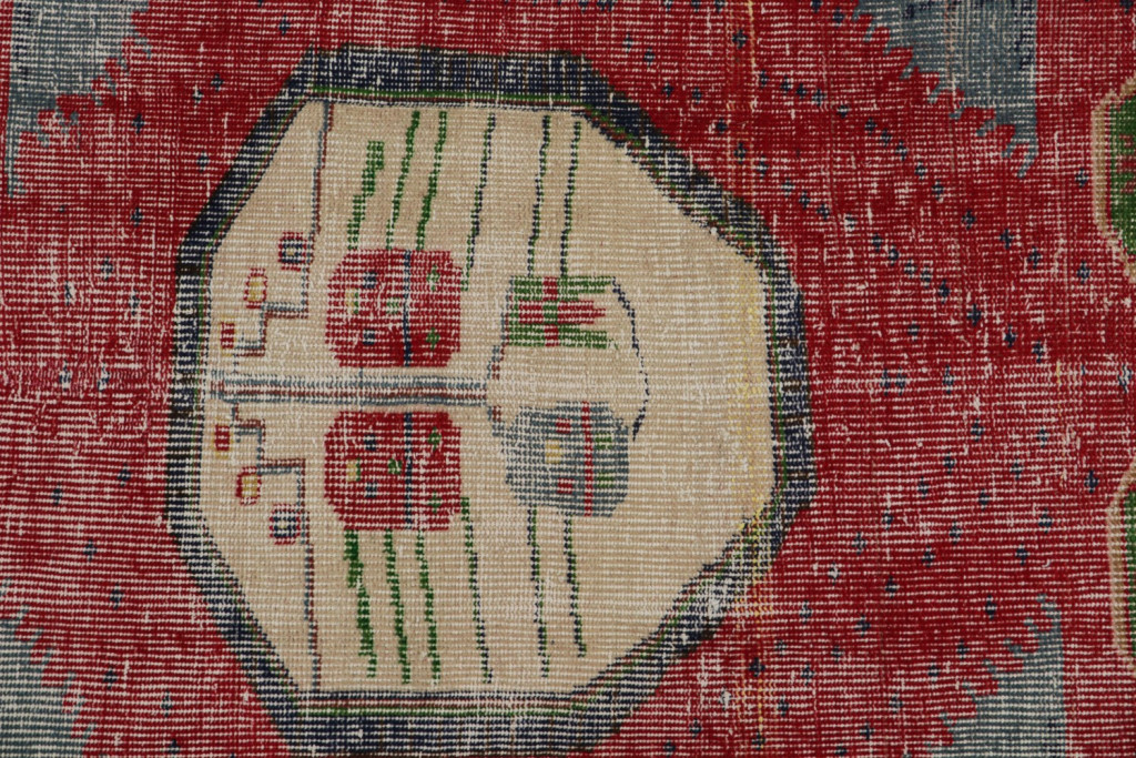 Vintage Oushak Tribal rug
