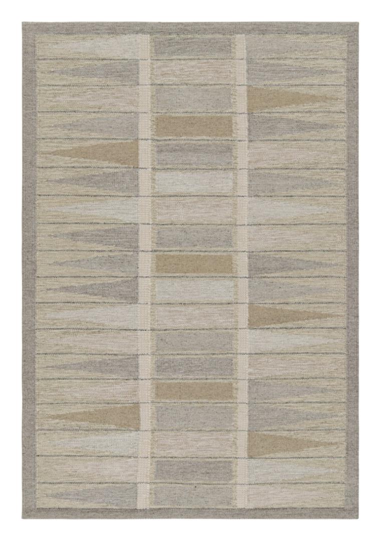 Rug & Kilim’s Custom Scandinavian Kilim Rug