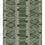 Scandinavian Kilim Rug in Green