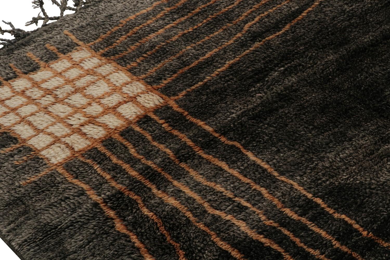 Moroccan Rug with Art Deco Style