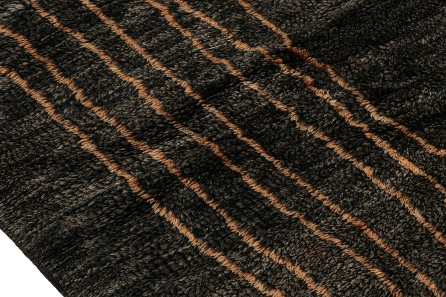 Moroccan Rug with Art Deco Style