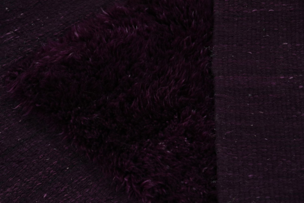 Modern Moroccan Rug in Purple