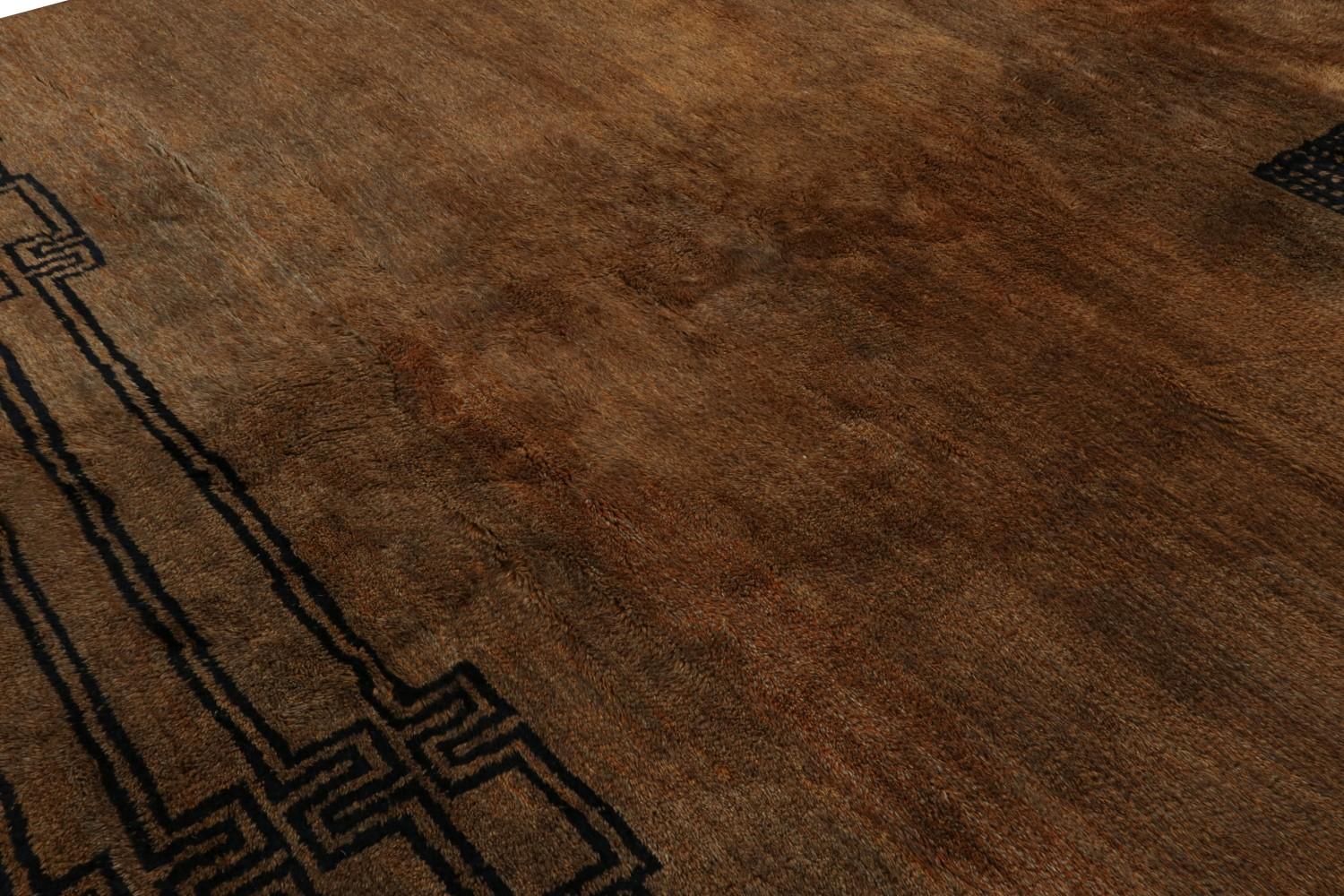 Moroccan Rug in Art Deco Style