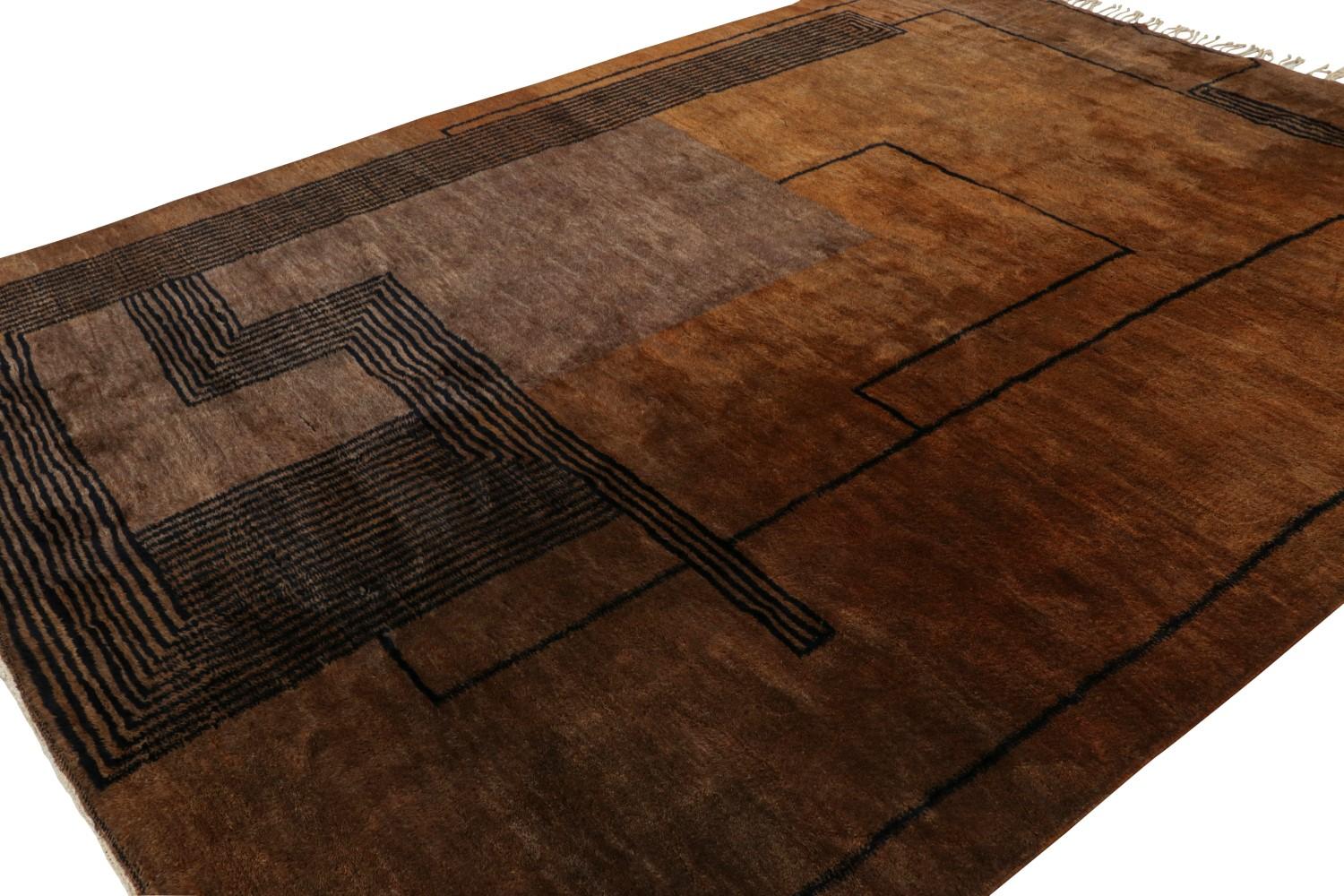 Moroccan Rug in Art Deco Style