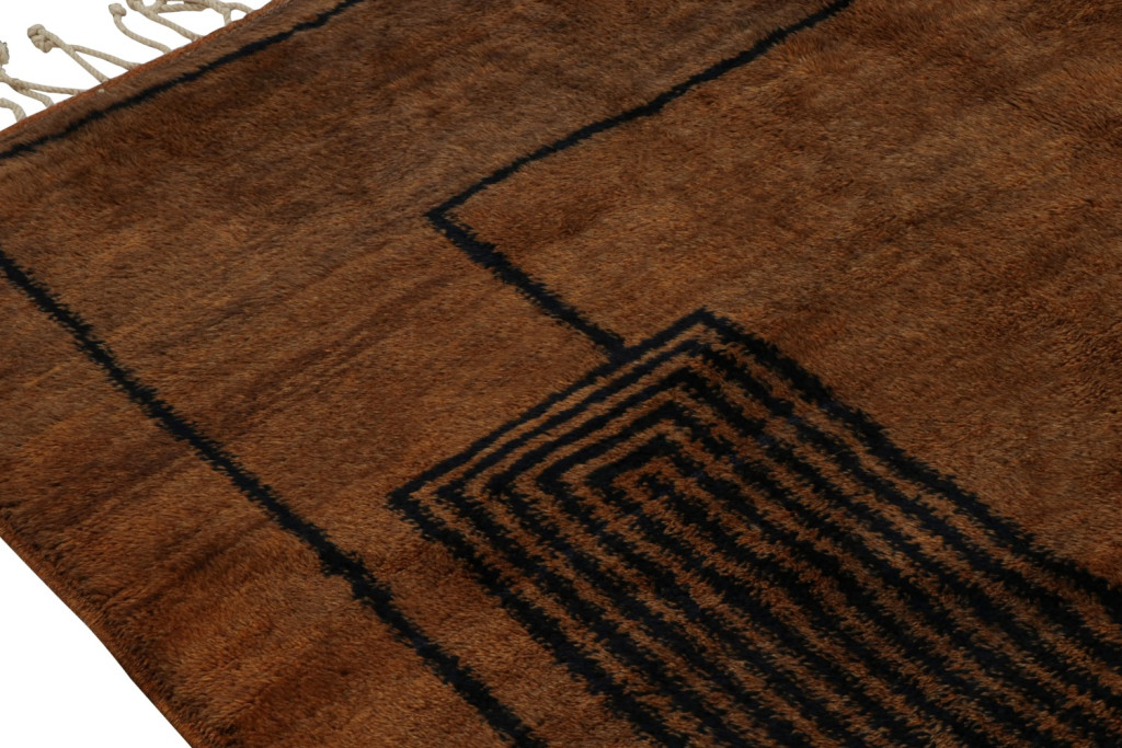 Moroccan Rug in Art Deco Style
