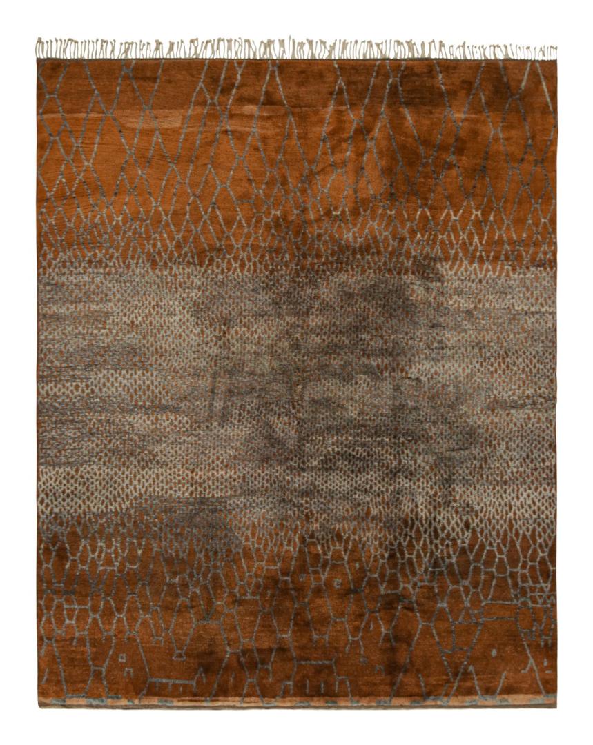 Modern Moroccan Geometric Rug