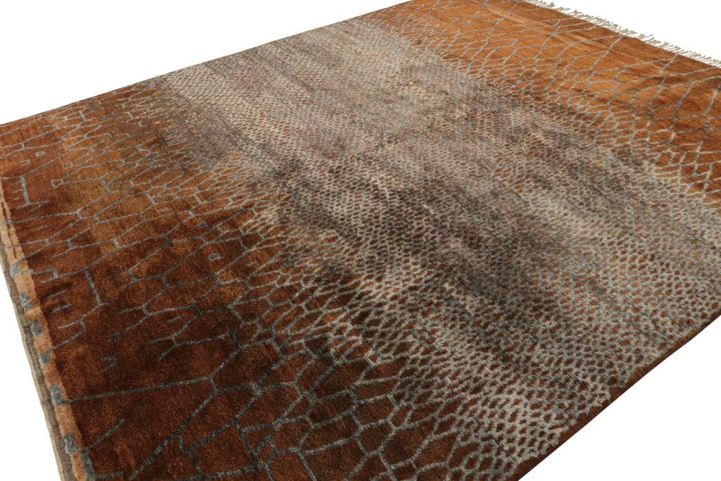 Modern Moroccan Geometric Rug