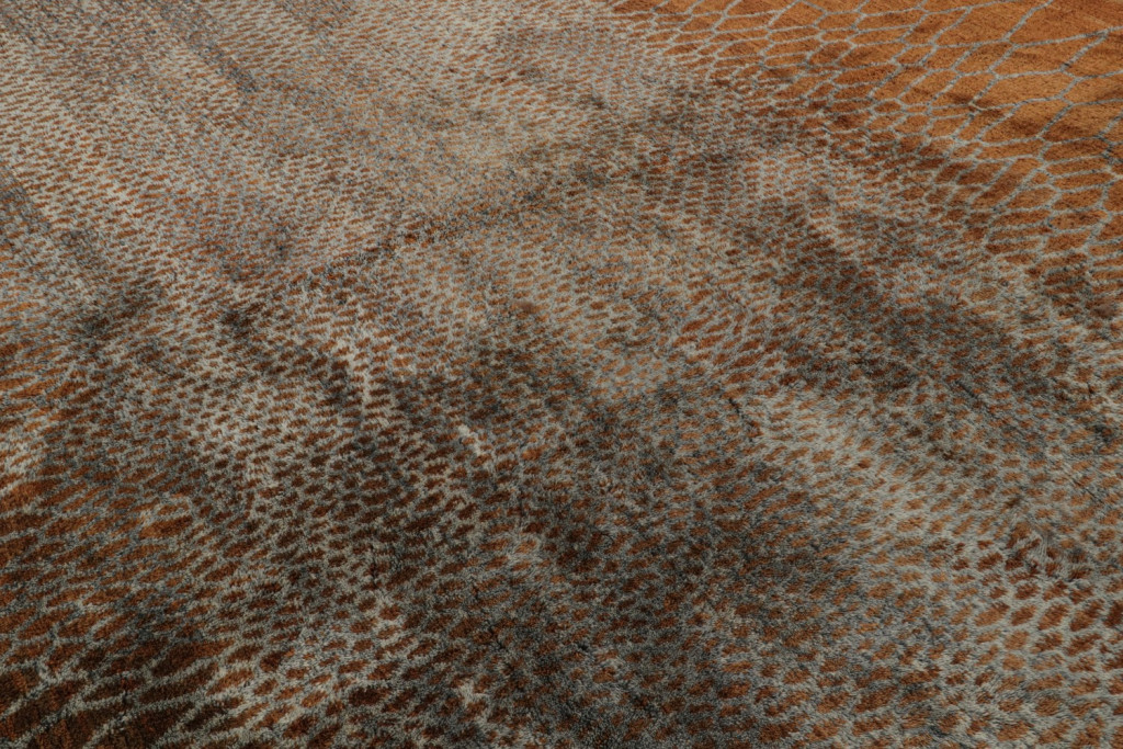 Modern Moroccan Geometric Rug