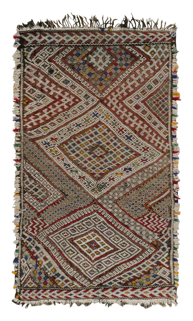 Vintage Zayane Moroccan Kilim Rug