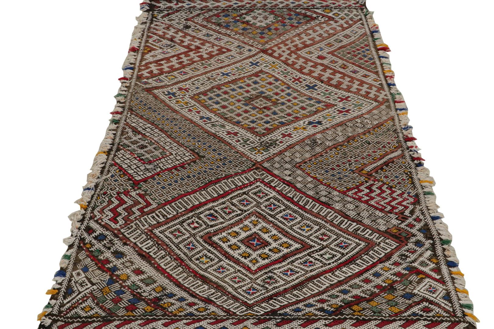 Vintage Zayane Moroccan Kilim Rug