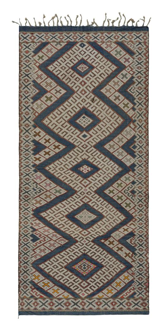 Vintage Zayane Moroccan Kilim Rug