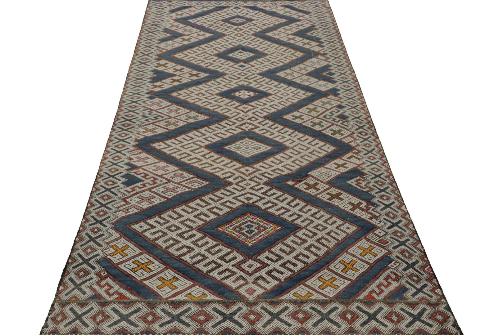 Vintage Zayane Moroccan Kilim Rug