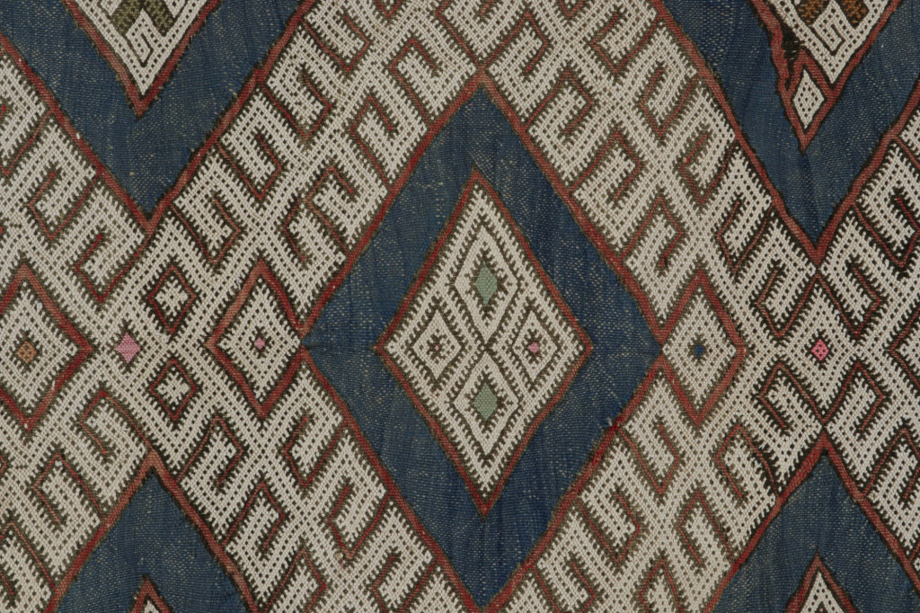 Vintage Zayane Moroccan Kilim Rug