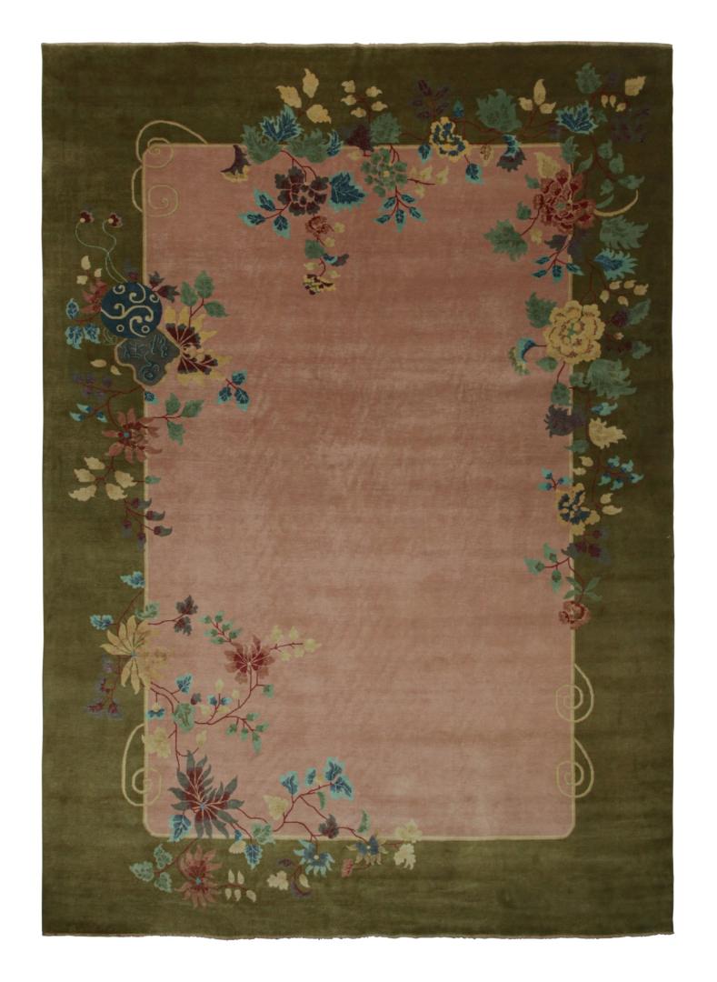 Chinese Art Deco Style Oversized Rug
