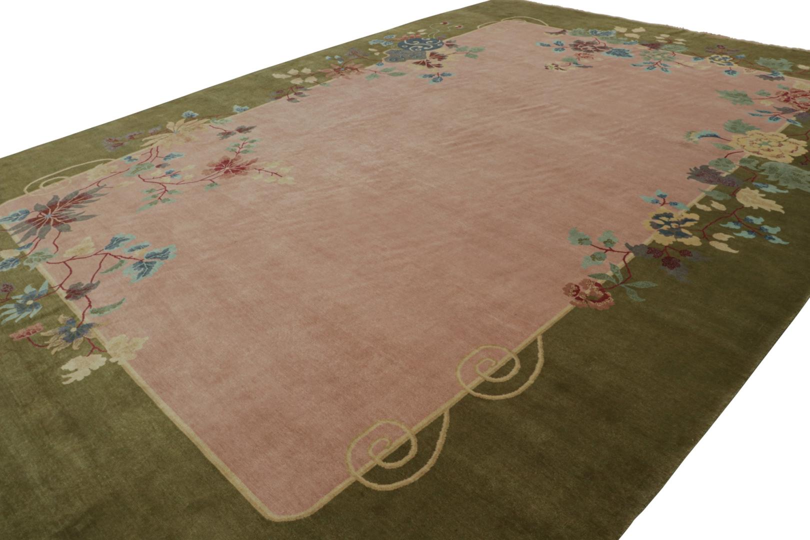 Chinese Art Deco Style Oversized Rug