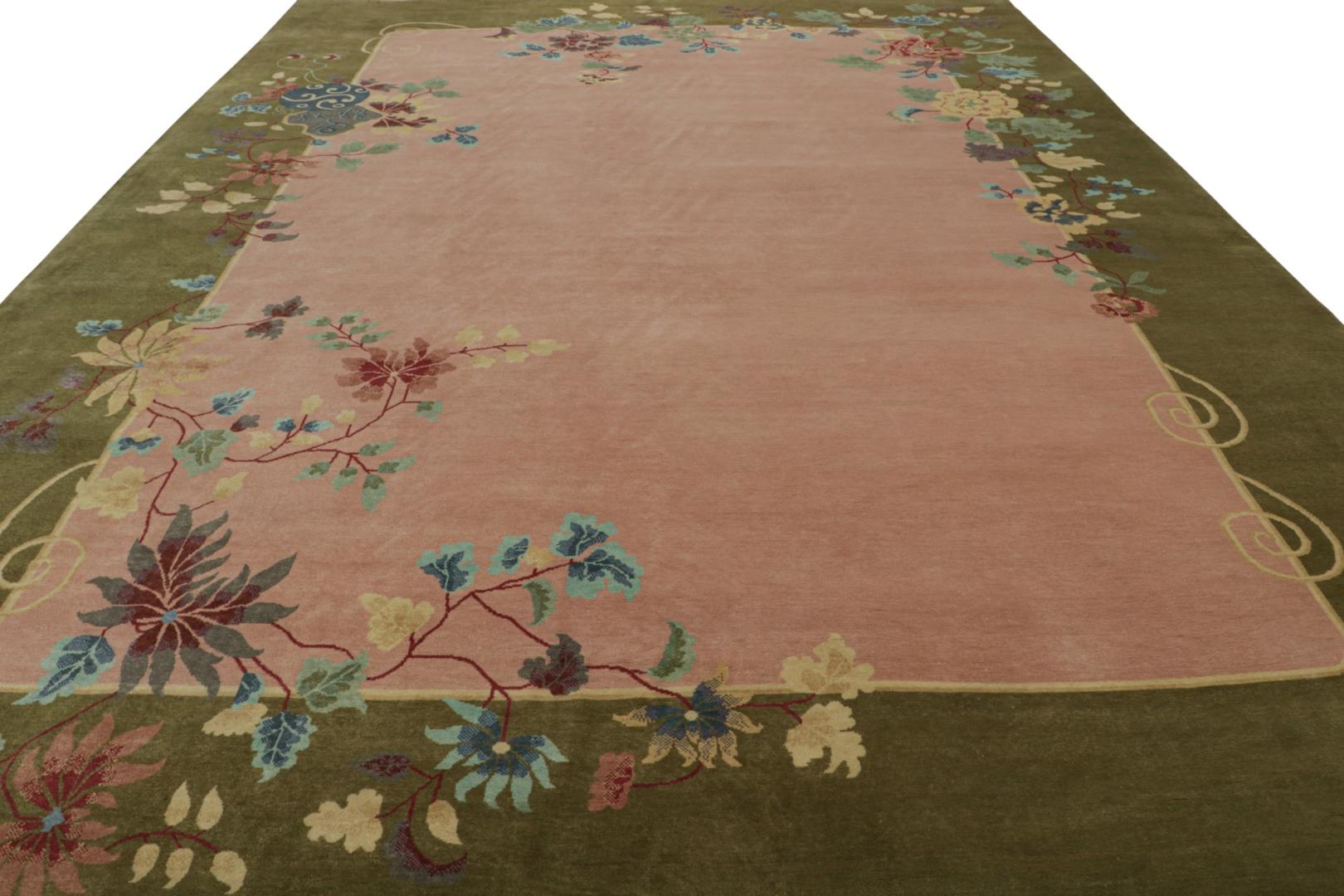Chinese Art Deco Style Oversized Rug