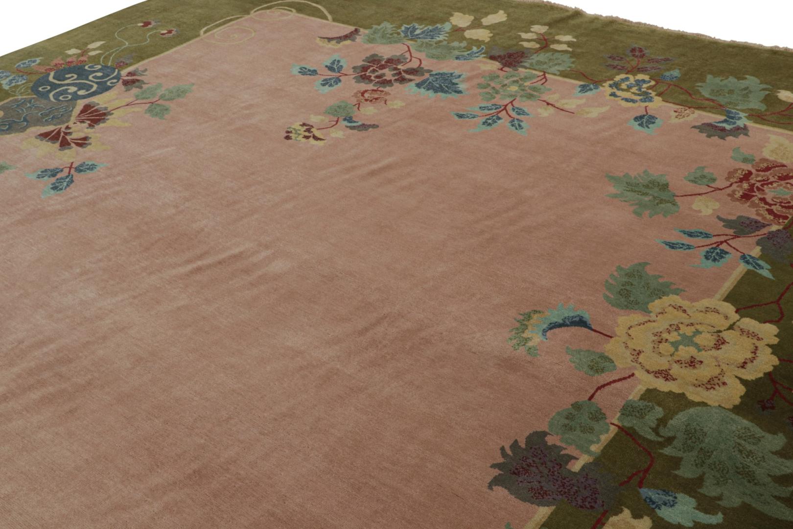 Chinese Art Deco Style Oversized Rug