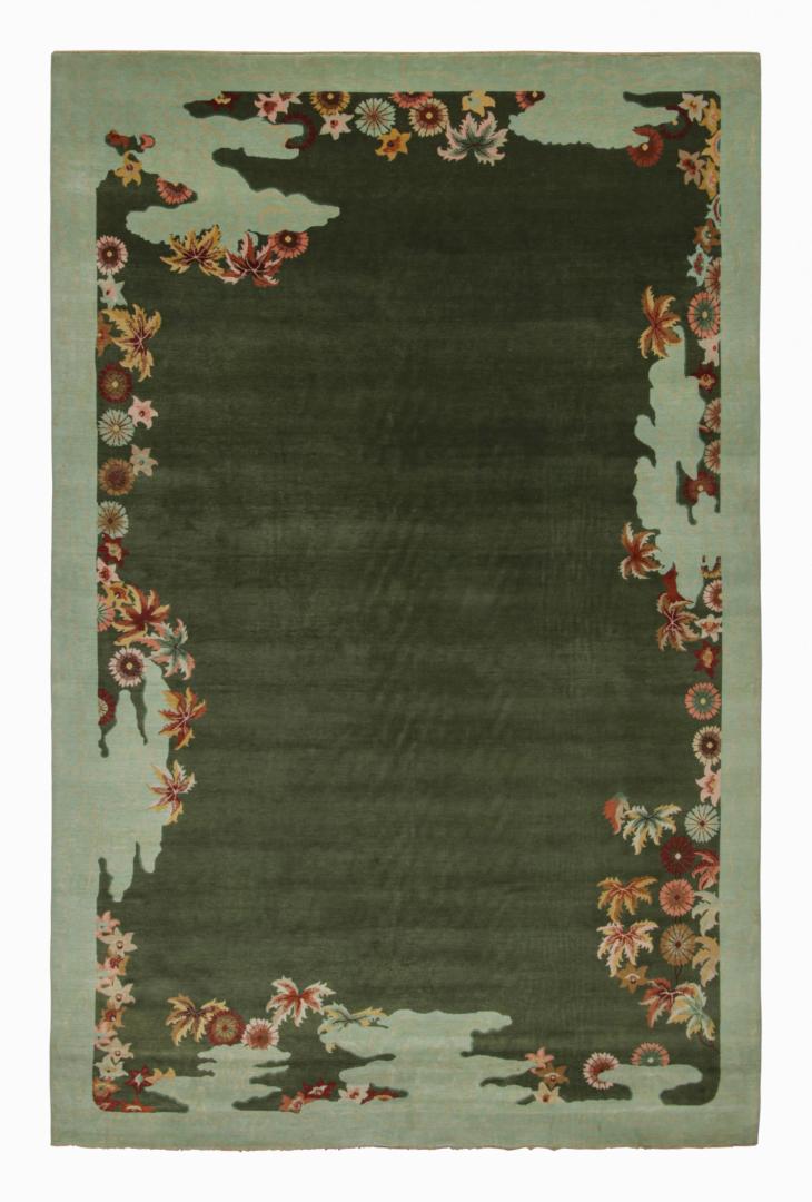 Chinese Art Deco Style Oversized Rug