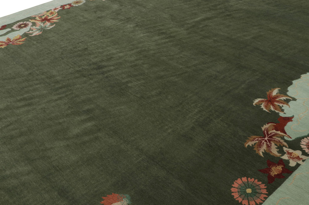Chinese Art Deco Style Oversized Rug