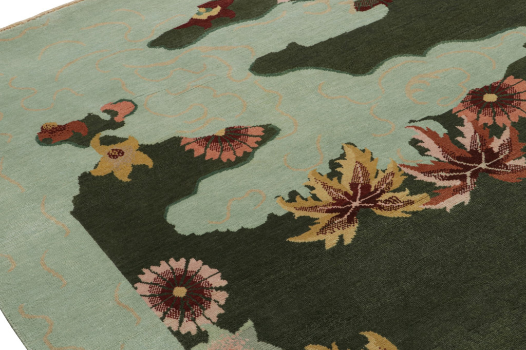 Chinese Art Deco Style Oversized Rug