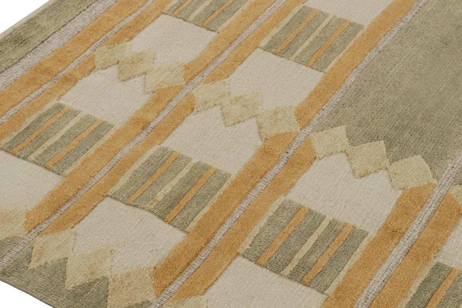 Custom Scandinavian Rug in Green