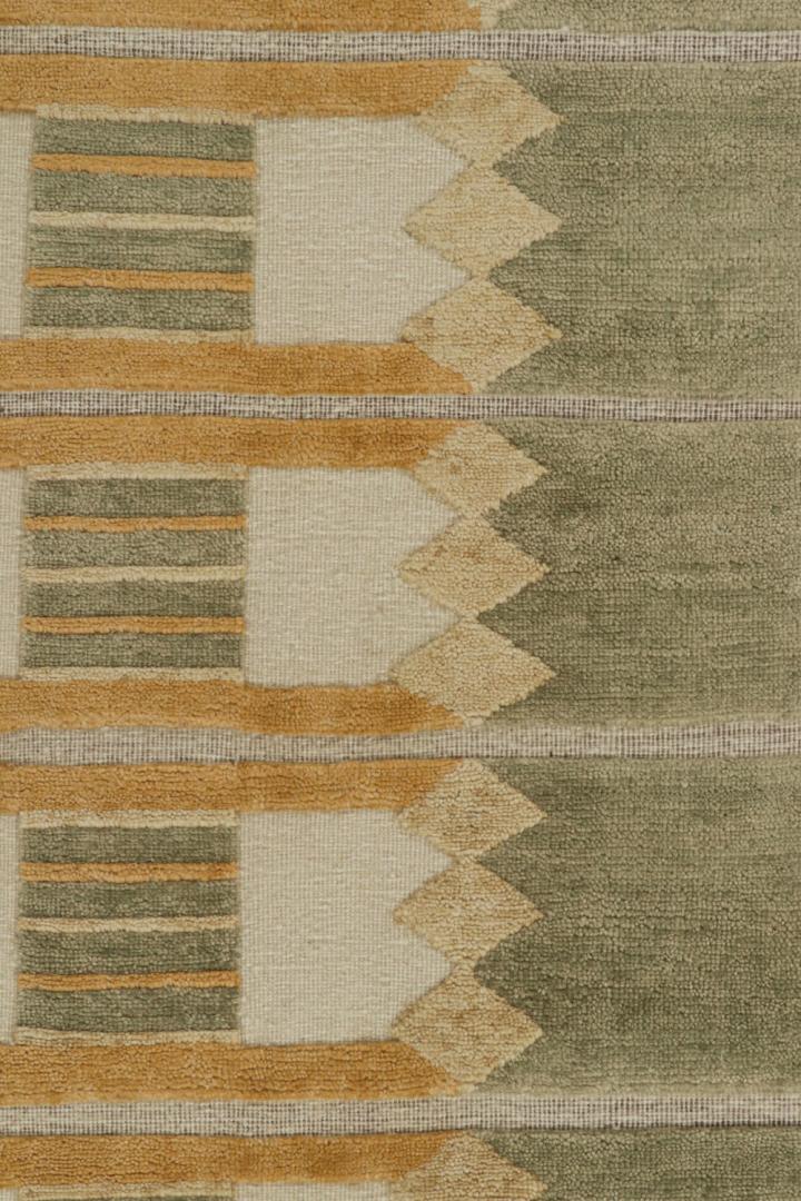 Custom Scandinavian Rug in Green