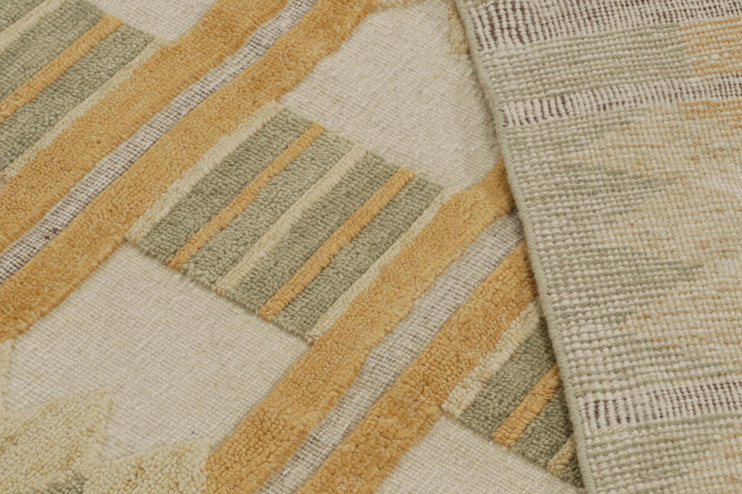 Custom Scandinavian Rug in Green
