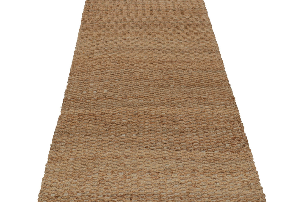 Modern Flatweave Runner in Beige/Brown