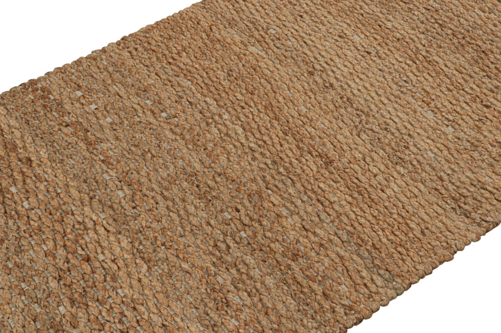 Modern Flatweave Runner in Beige/Brown