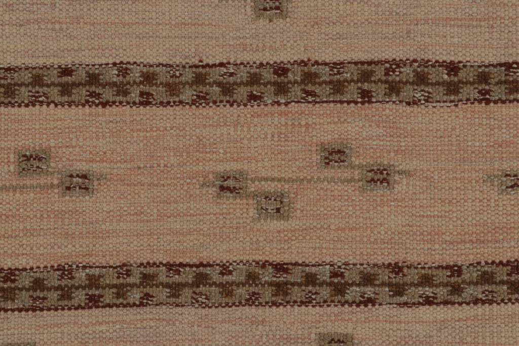 Pink Scandinavian Kilim Scatter Rug