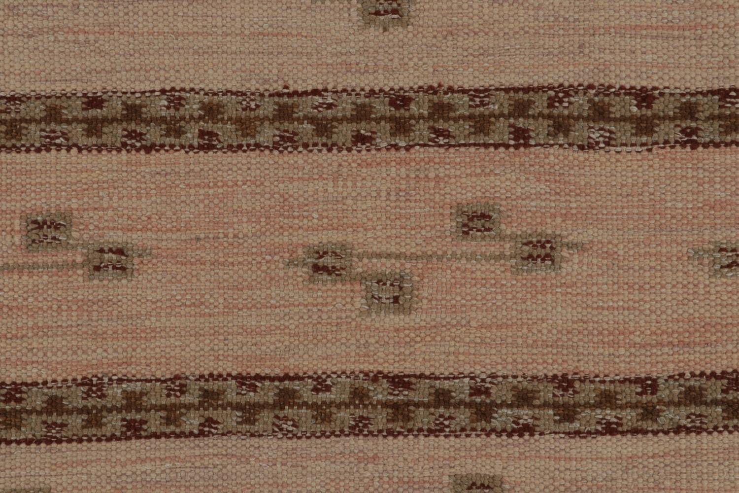 Pink Scandinavian Kilim Scatter Rug
